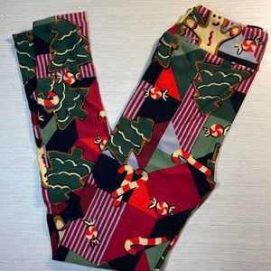 Kids l/xl Lularoe gingerbread leggings!